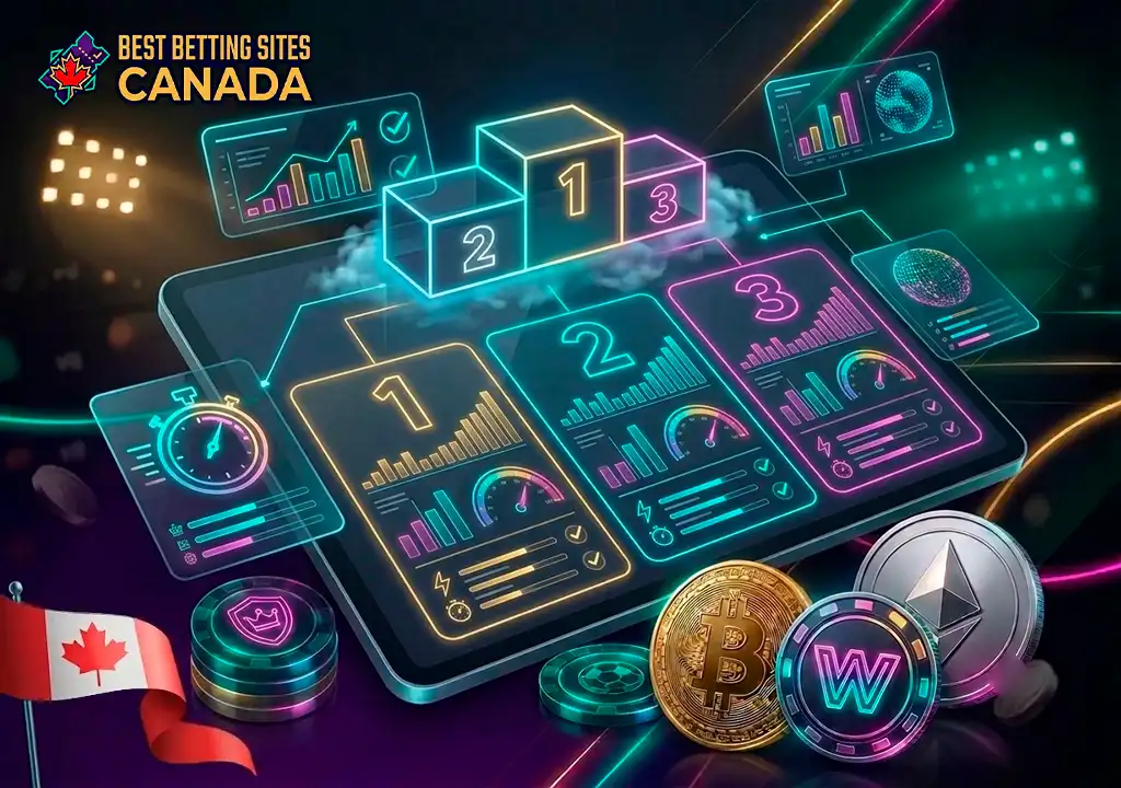 Top 3 fastest payout crypto sportsbooks for Canadian bettors.