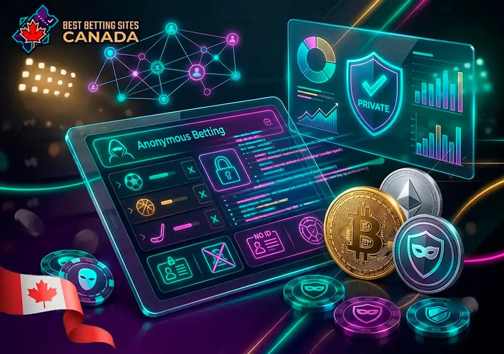 Anonymous and no KYC crypto betting sites in Canada.